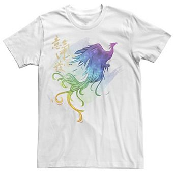 Disney's Mulan Live Action Phoenix Watercolor Men's Tee