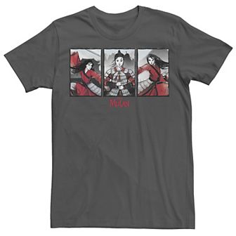 Disney's Mulan Live Action Men's Watercolor Panels Tee