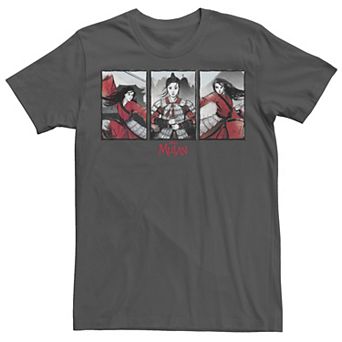 Disney's Mulan Live Action Men's Watercolor Panels Tee