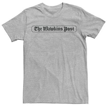 Men's NetflixStranger Things Hawkins Post Logo Tee