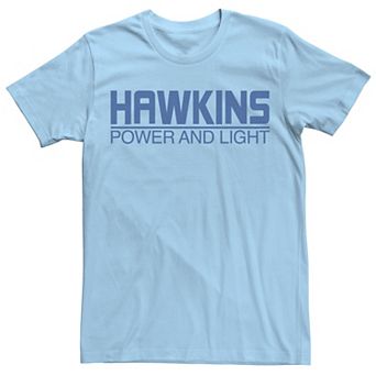 Men's Netflix Stranger Things Hawkins Power And Light Logo Tee