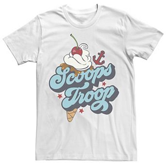 Men's Netflix Stranger Things Scoops Troop Logo Tee