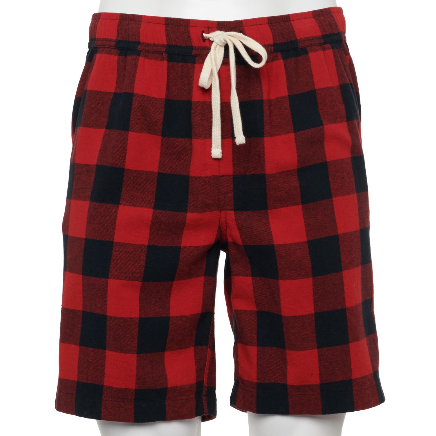 Moose Plaid, Men's Pajama Shorts