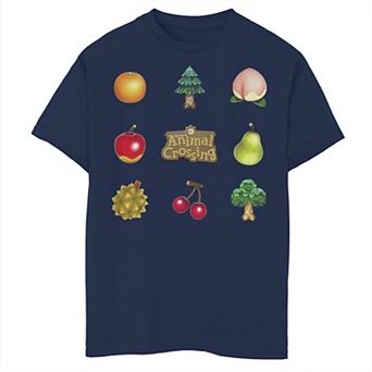 Boys 6-20 Nintendo Animal Crossing Items Found Title Logo Graphic Tee