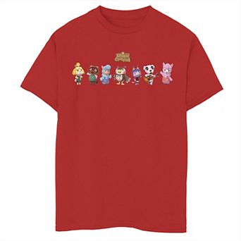 Boys 8-20 Nintendo Animal Crossing Character Lineup Graphic Tee