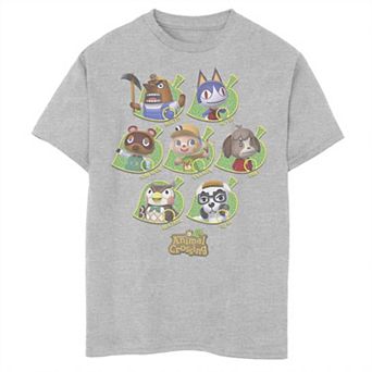 Boys 6-20 Nintendo Animal Crossing New Leaf Towns People Graphic Tee