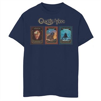 Disney / Pixar's Onward Boys 8-20 Onward Quests Of Yore Cards Graphic Tee