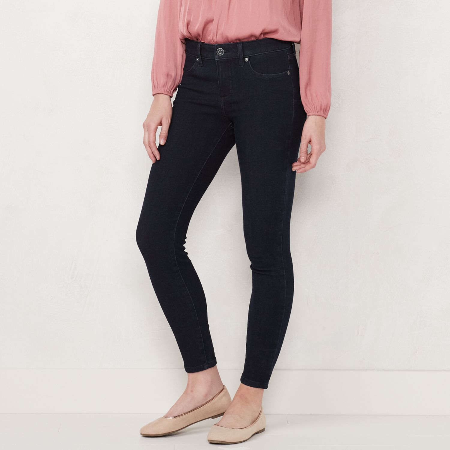 Image for LC Lauren Conrad Women's Feel Good Mid-Rise Super Skinny Jeans at Kohl's.