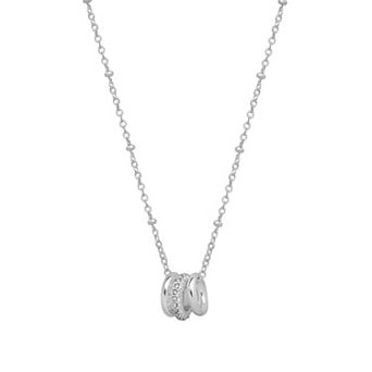 LC Lauren Conrad Silver Tone Pendant Necklace