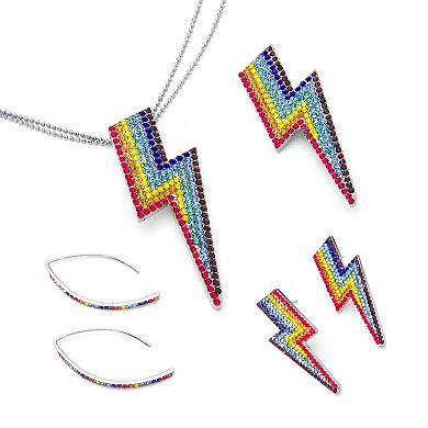 Simply Vera Vera Wang Rainbow Pride Lighting Bolt Pin