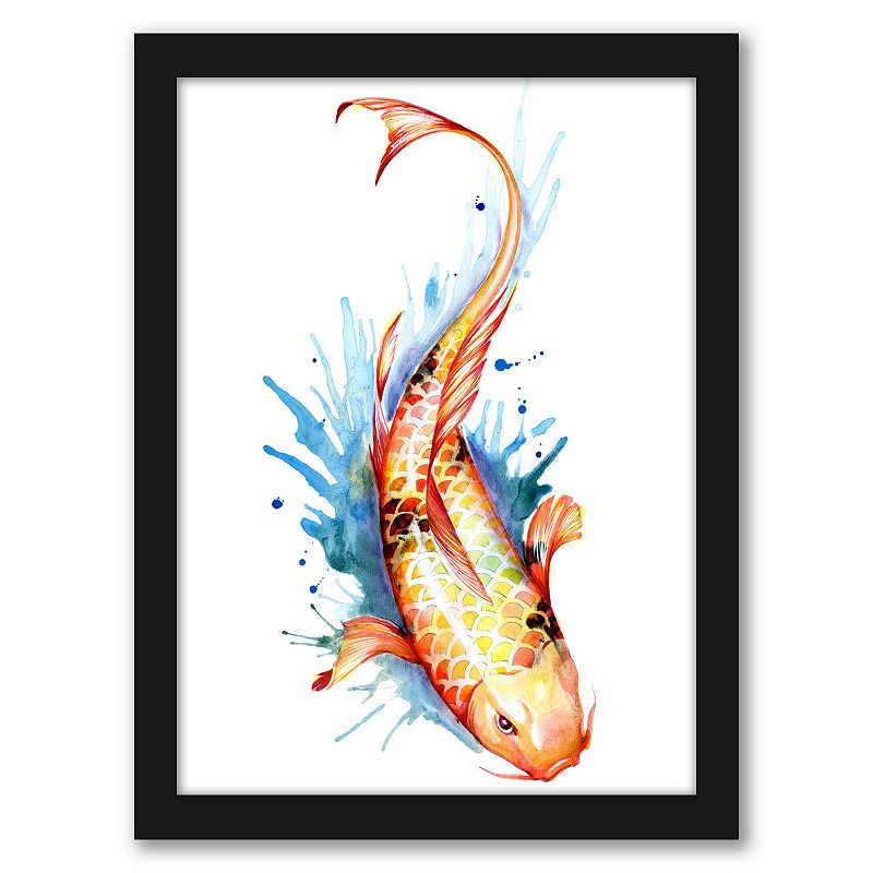 62601329 Americanflat Koi Fish Wall Art, Multicolor, 19X25 sku 62601329