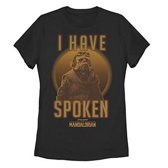 Juniors' Star Wars The Mandalorian Kuiil I Have Spoken Graphic Tee