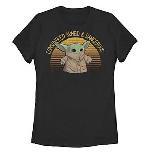 Juniors Star Wars The Mandalorian The Child Aka Baby Yoda Too Cute Graphic Tee