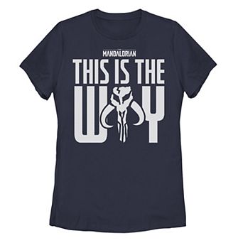 Juniors' Star Wars The Mandalorian This Is The Way Graphic Tee