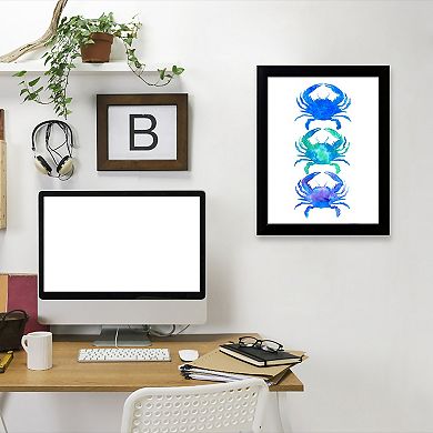 Americanflat Crab Silhouette Wall Art