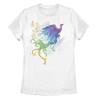 Disney's Mulan Juniors' Watercolor Phoenix Graphic Tee