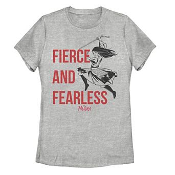 Disney's Mulan Juniors' "Fierce and Fearless" Pose Graphic Tee