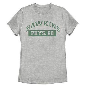 Juniors' Stranger Things Hawkins Phys. Ed Graphic Tee