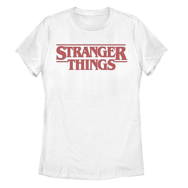 Juniors' Stranger Things Logo Tee