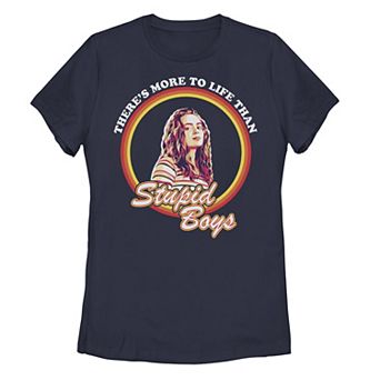 Juniors' Stranger Things Max "There's More To Life Than Stupid Boys" Graphic Tee