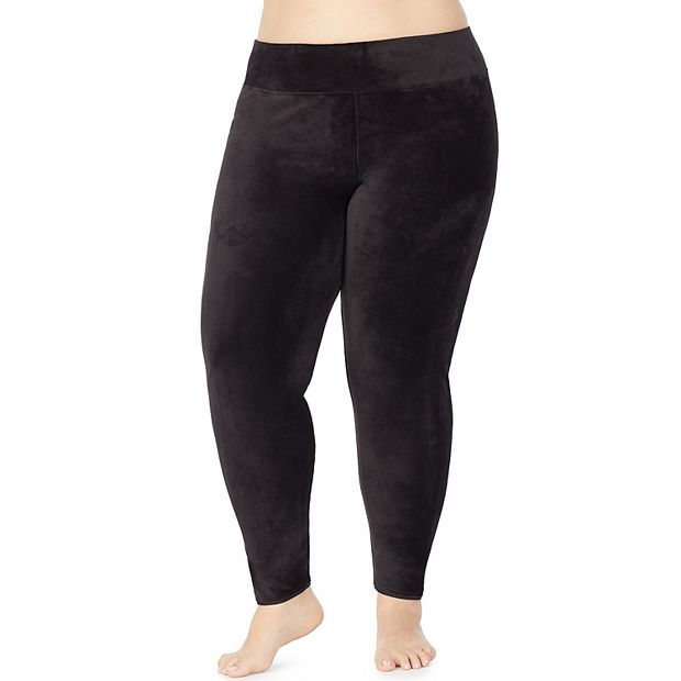 Cuddl duds 2025 plush velour leggings