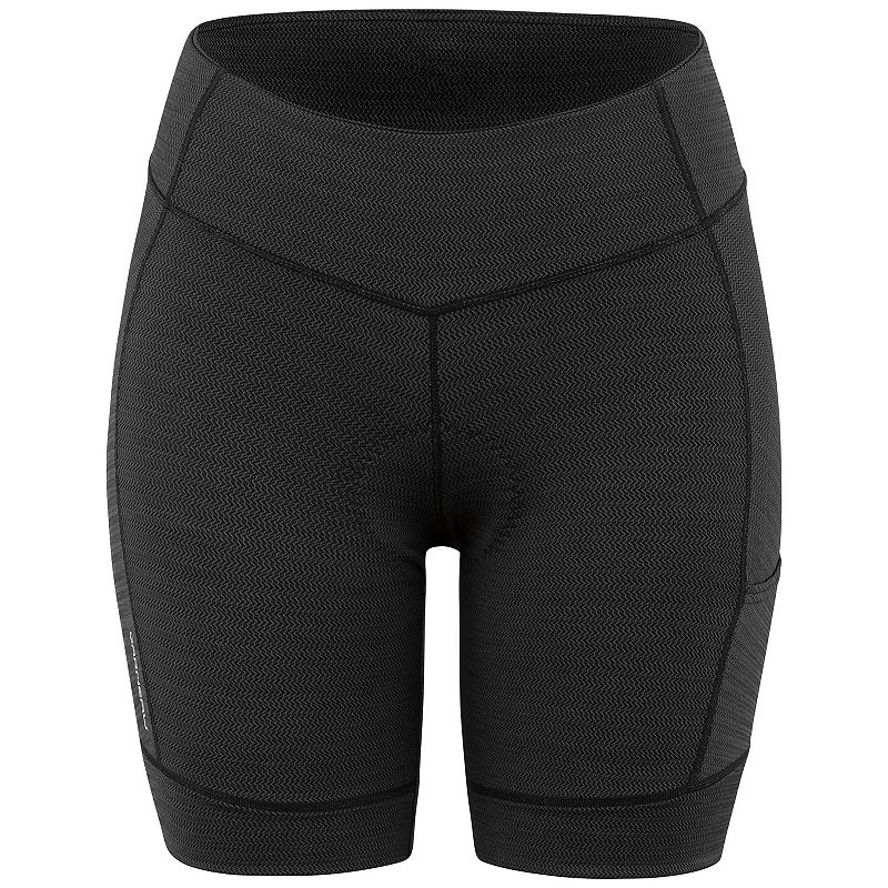 Women's Garneau Fit Sensor Textured Cycling Shorts, Size: Medium, Black