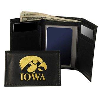 University of Iowa Hawkeyes Trifold Leather Wallet
