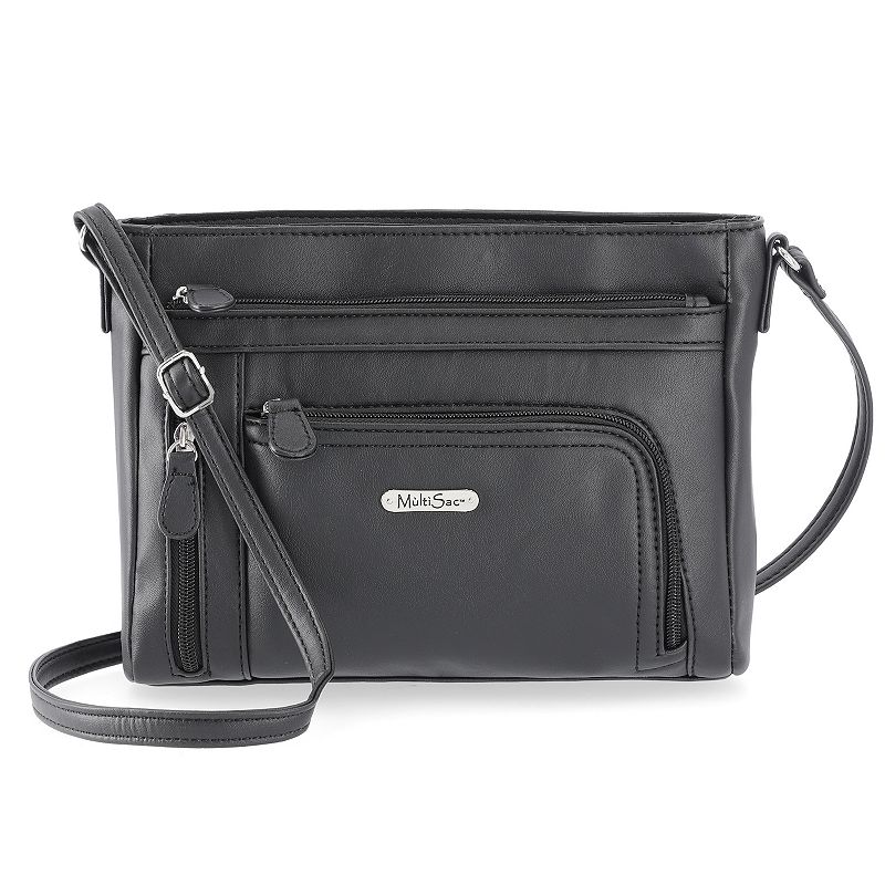 MultiSac Summerville Crossbody Bag, Black Nappa