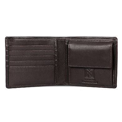 Karla Hanson RFID-Blocking Coin Pocket Leather Wallet