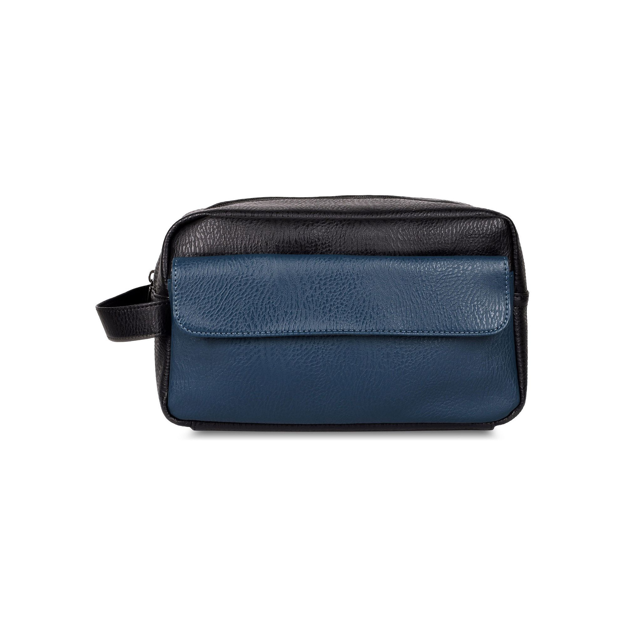 Karla Hanson Millennium Travel Toiletry Bag, Black Blue