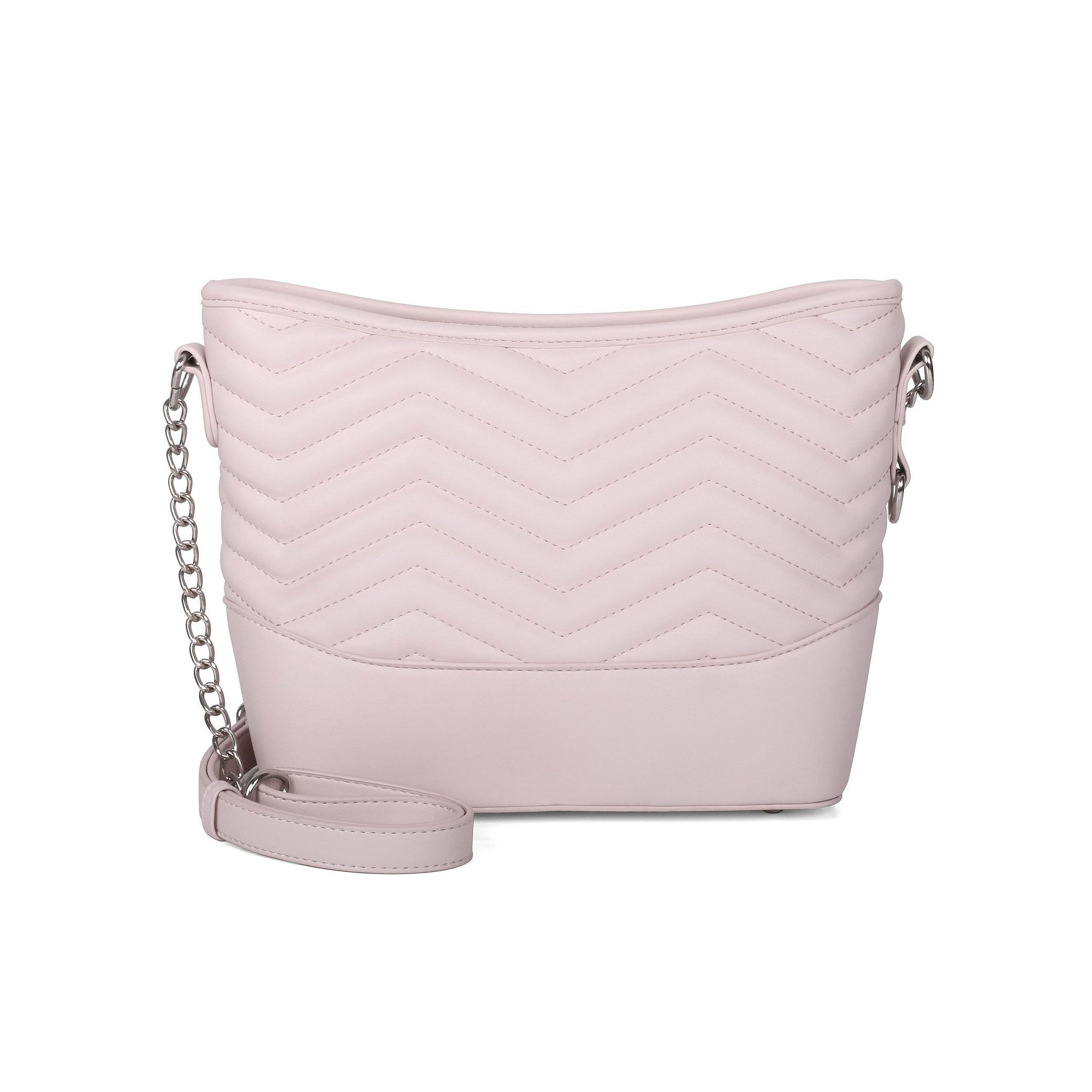 Womens Karla Hanson Sabrina Crossbody Bag with RFID Protection, Pink