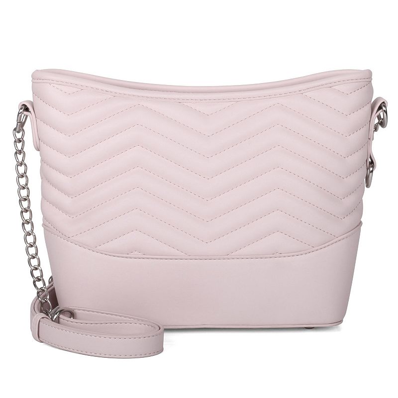 Women's Karla Hanson Sabrina Crossbody Bag with RFID Protection, Pink