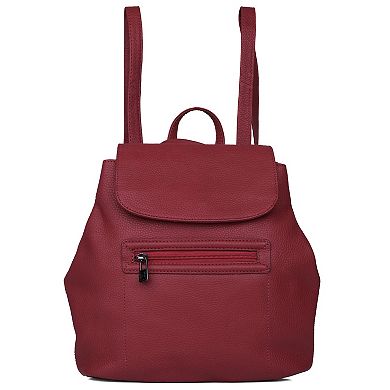 Women's Karla Hanson RFID-Blocking Dorothy Leather Crossbody Backpack