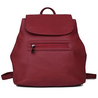 Women's Karla Hanson RFID-Blocking Dorothy Leather Crossbody Backpack