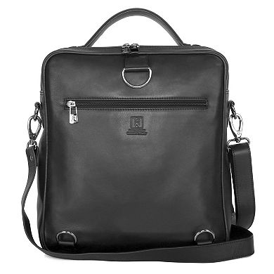 Karla Hanson RFID-Blocking Roger Leather Convertible Messenger