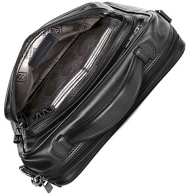 Karla Hanson RFID-Blocking Roger Leather Convertible Messenger