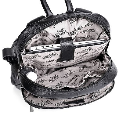 Karla Hanson RFID-Blocking Roger Leather Backpack