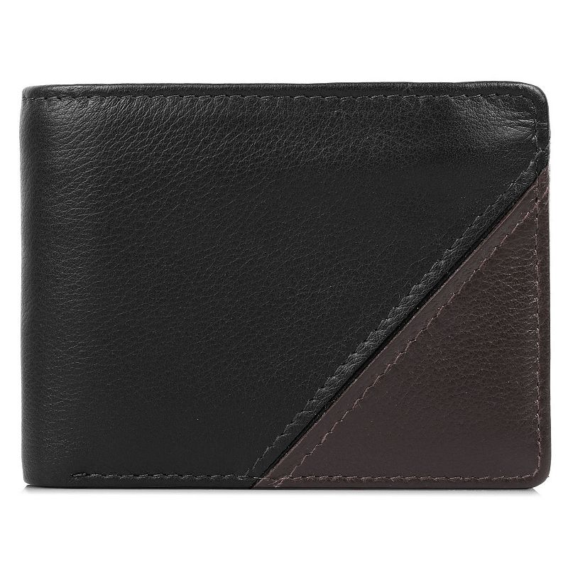 Karla Hanson RFID-Blocking Martin Leather Wallet, Black