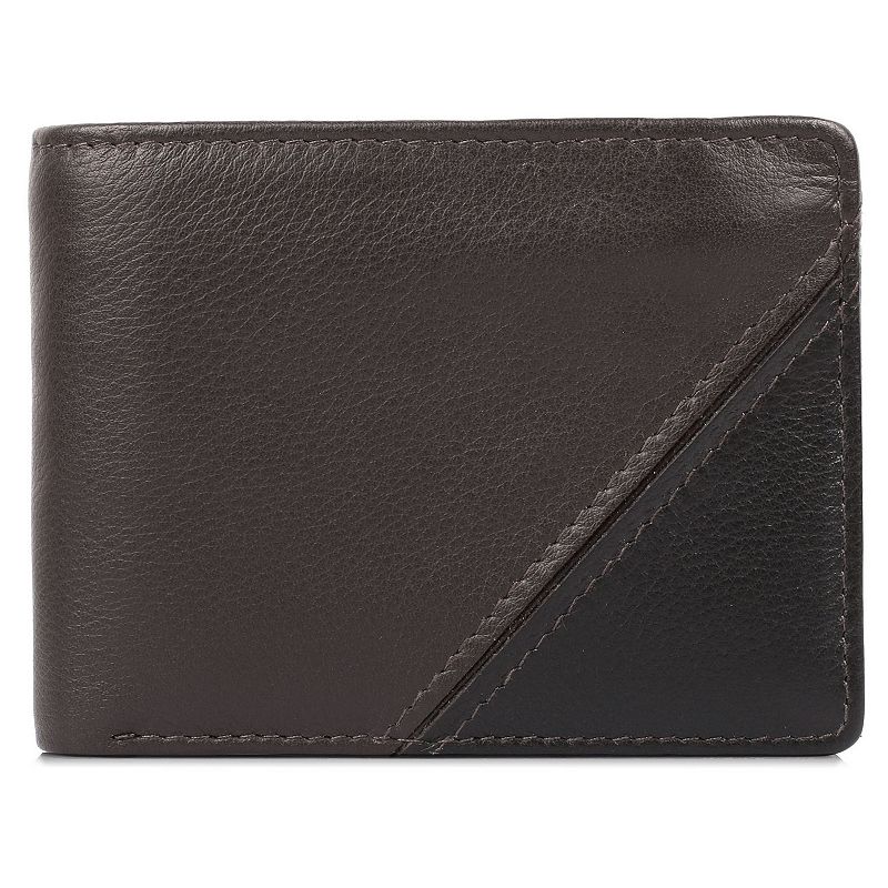Karla Hanson RFID-Blocking Martin Leather Wallet, Dark Brown