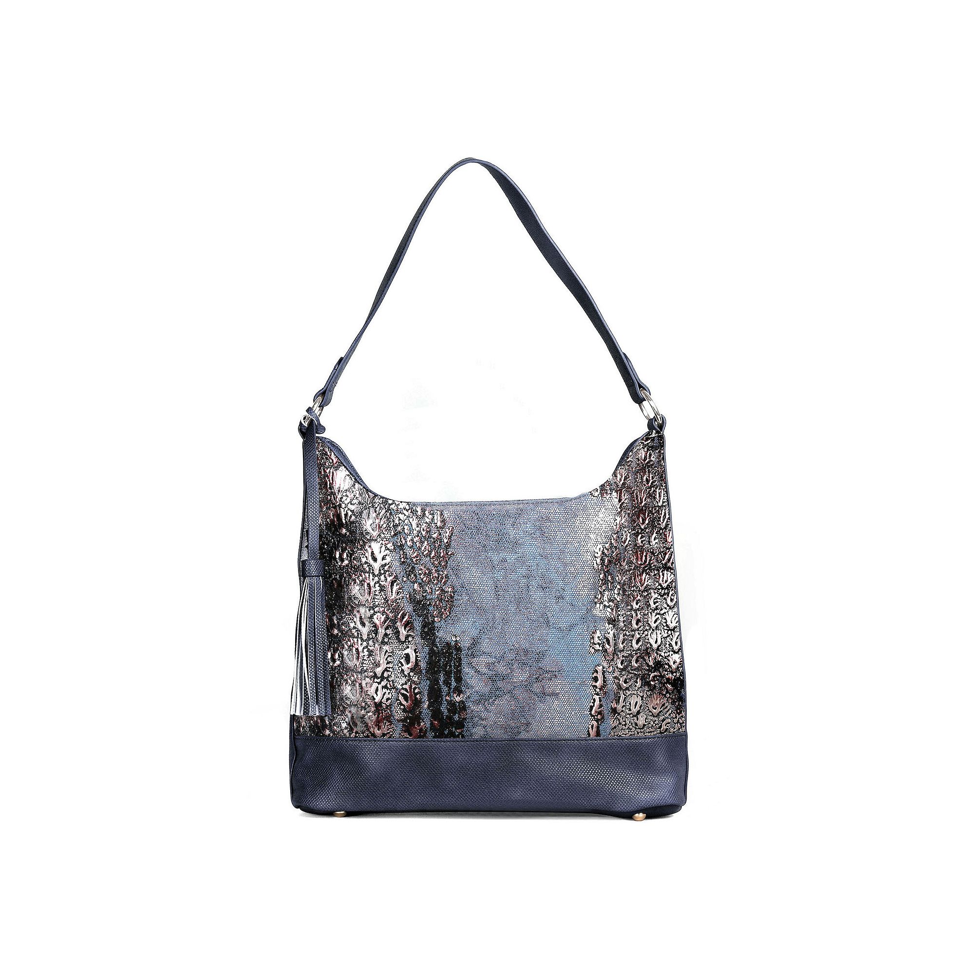 Karla Hanson RFID Blocking Eva Hobo Bag, Blue