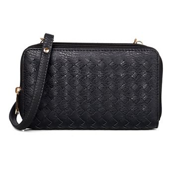 Women's Karla Hanson RFID-Blocking Ellen Woven Crossbody Phone Wallet