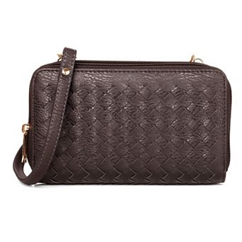 Women's Karla Hanson RFID-Blocking Ellen Woven Crossbody Phone Wallet