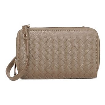 Women's Karla Hanson RFID-Blocking Ellen Woven Crossbody Phone Wallet