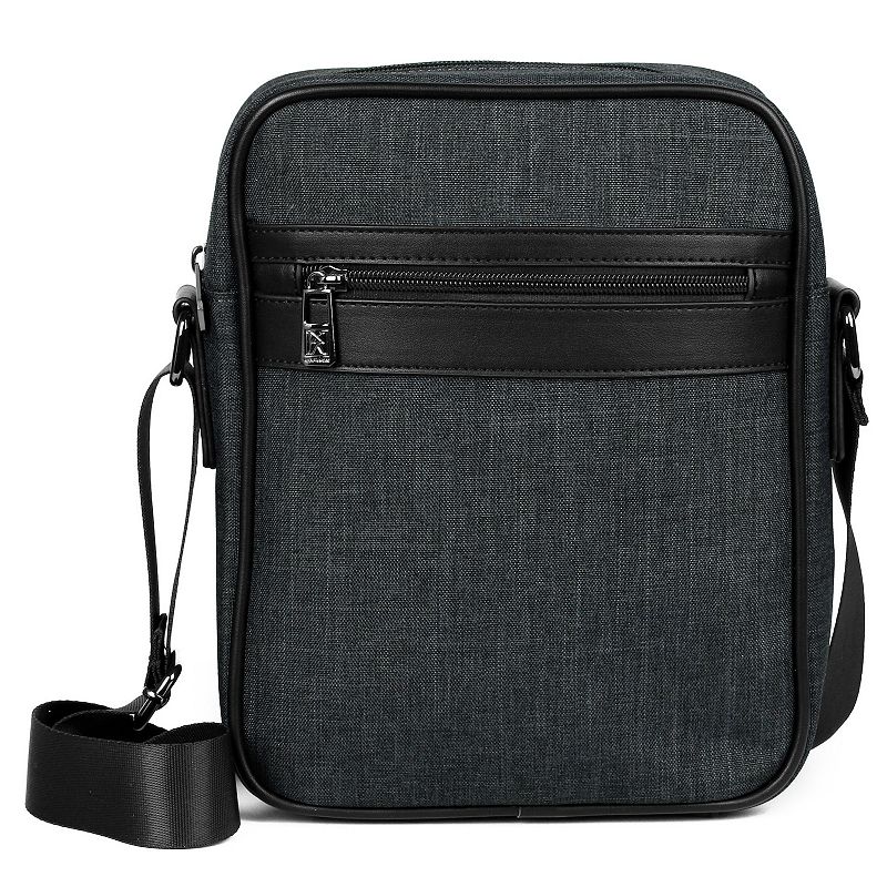Karla Hanson Spencer Crossbody Flight Bag, Black Green