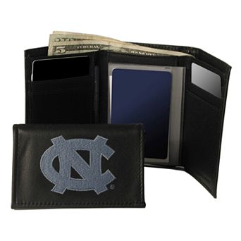 University of North Carolina Tar Heels Trifold Leather Wallet
