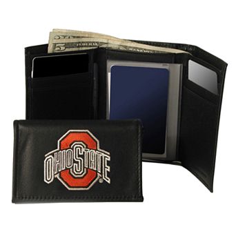 Ohio State University Buckeyes Trifold Leather Wallet