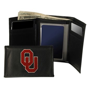 University of Oklahoma Sooners Trifold Leather Wallet