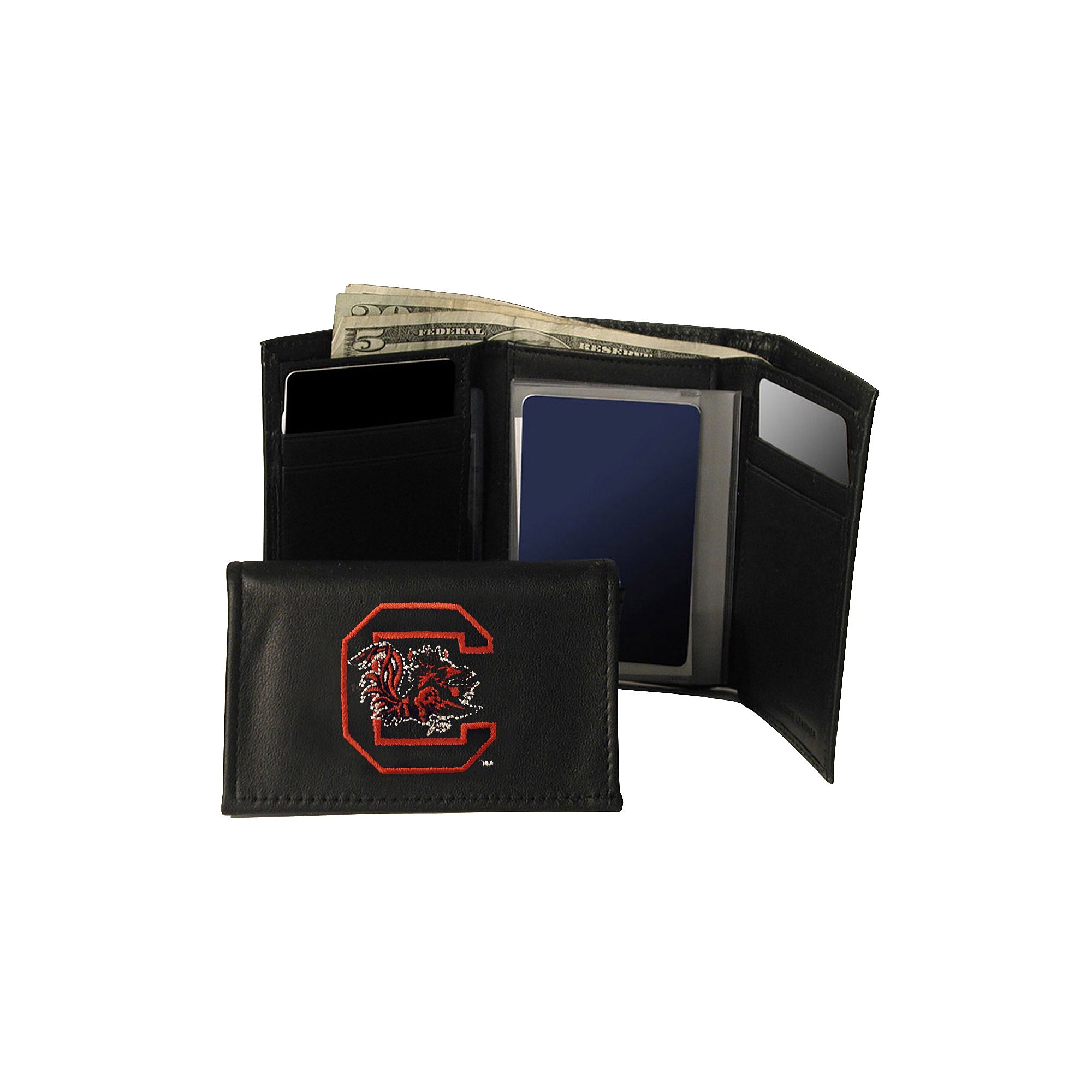 University of South Carolina Gamecocks Trifold Wallet, Red