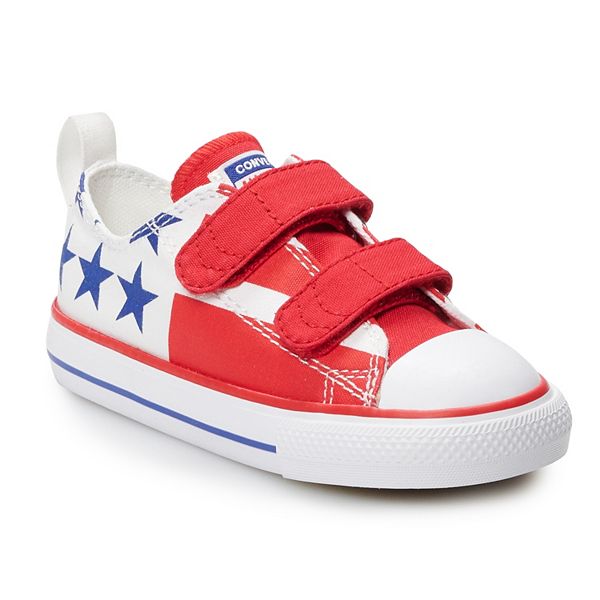 Infantil Interactuar capa Toddler Converse Chuck Taylor All Star Stars & Stripes 2V Sneakers