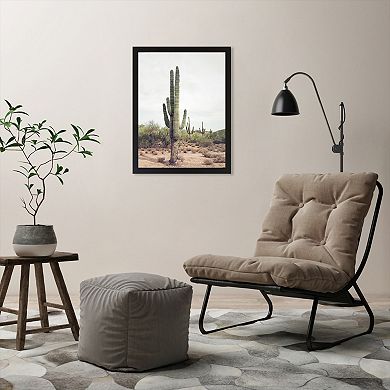 Americanflat Desert Cactus Framed Wall Art